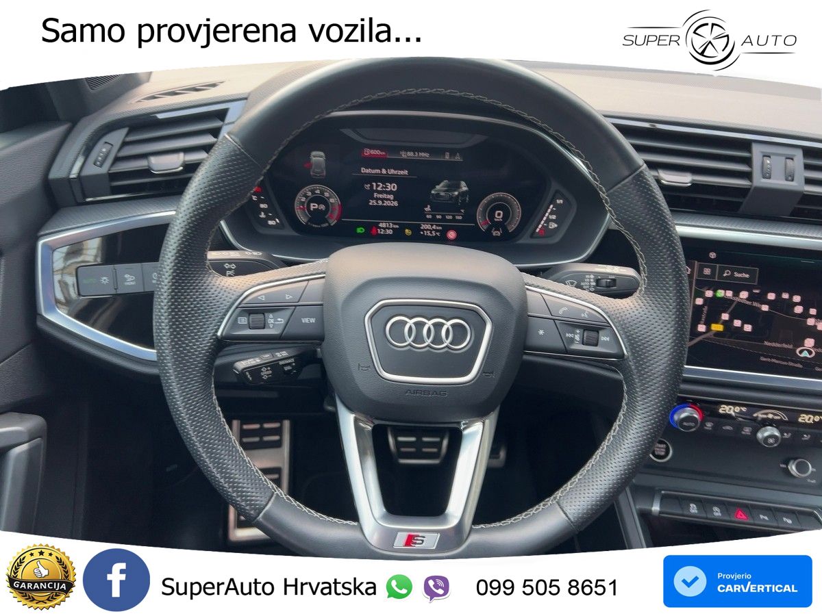 Audi Q3 35 TFSI (150 KS) S tronic S line LED+GR SJED+ACC