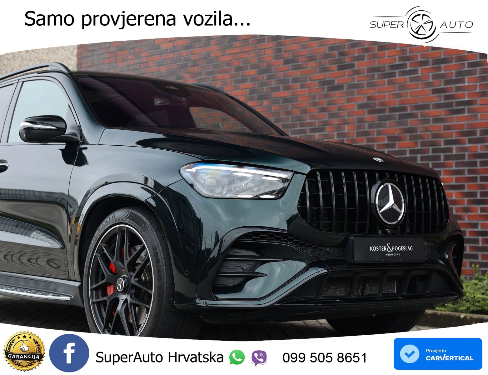 Mercedes AMG GLE 53 (544 KS) Hybrid 4MATIC+ 9G-TRONIC LED+GR SJED+ACC