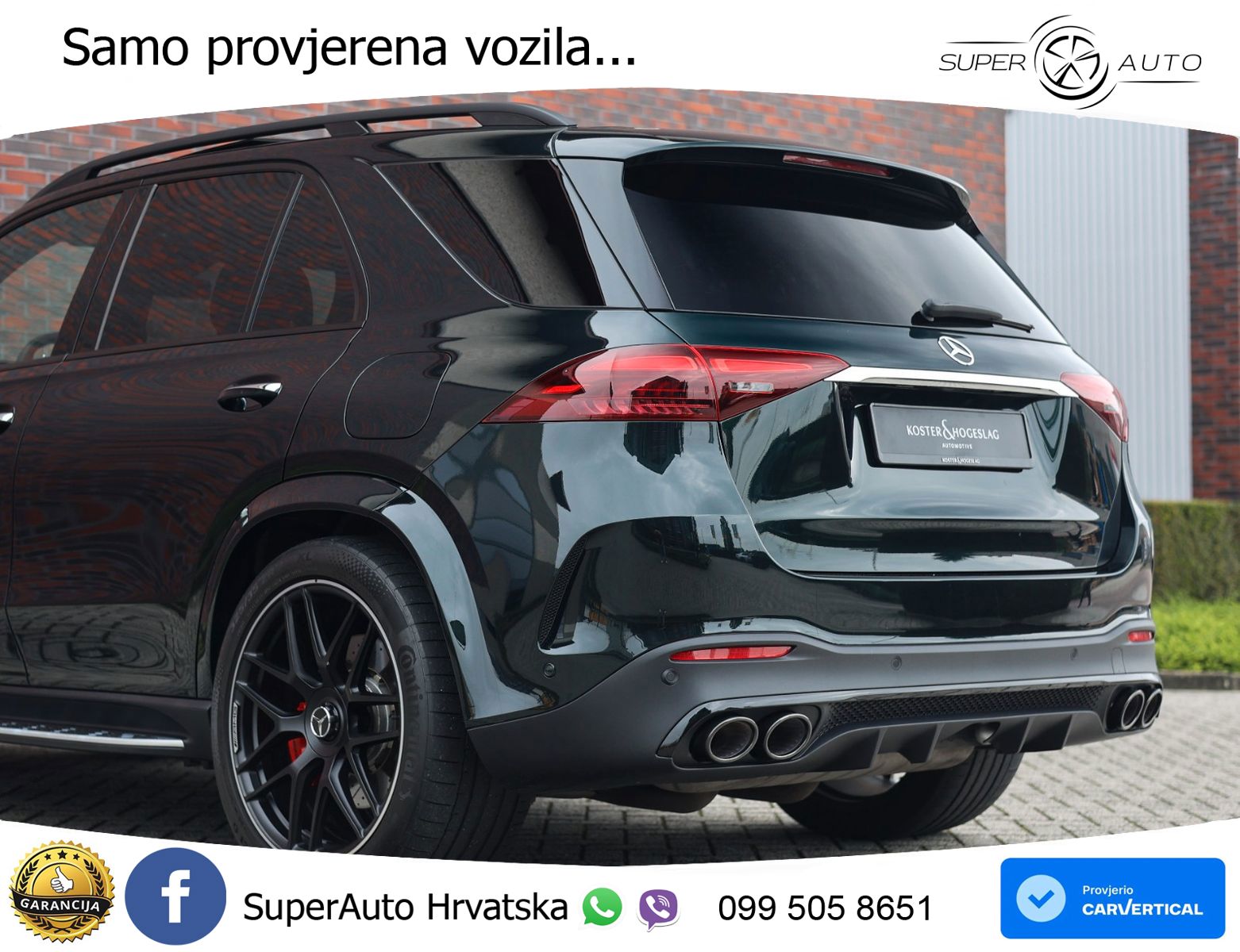 Mercedes AMG GLE 53 (544 KS) Hybrid 4MATIC+ 9G-TRONIC LED+GR SJED+ACC