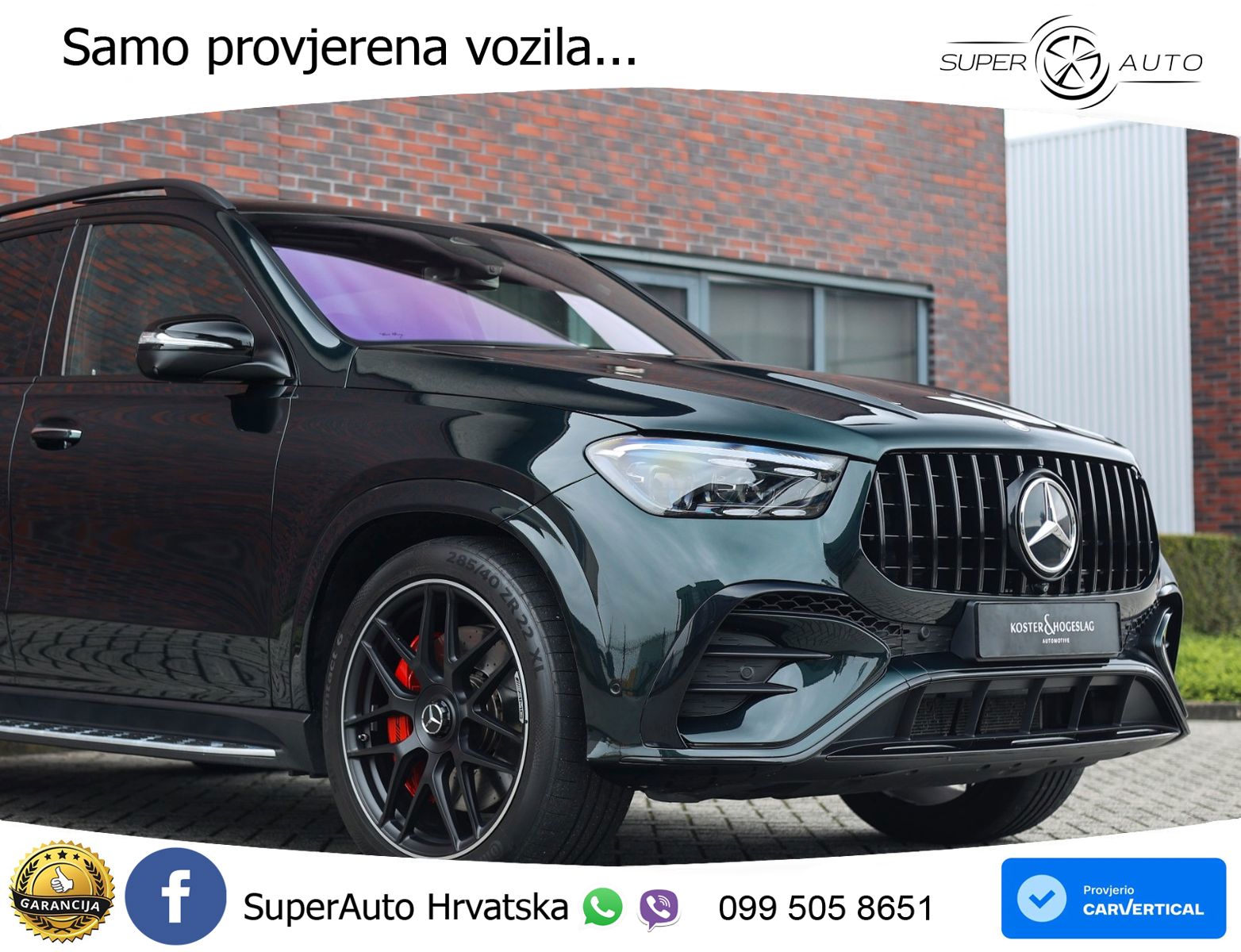 Mercedes AMG GLE 53 (544 KS) Hybrid 4MATIC+ 9G-TRONIC LED+GR SJED+ACC