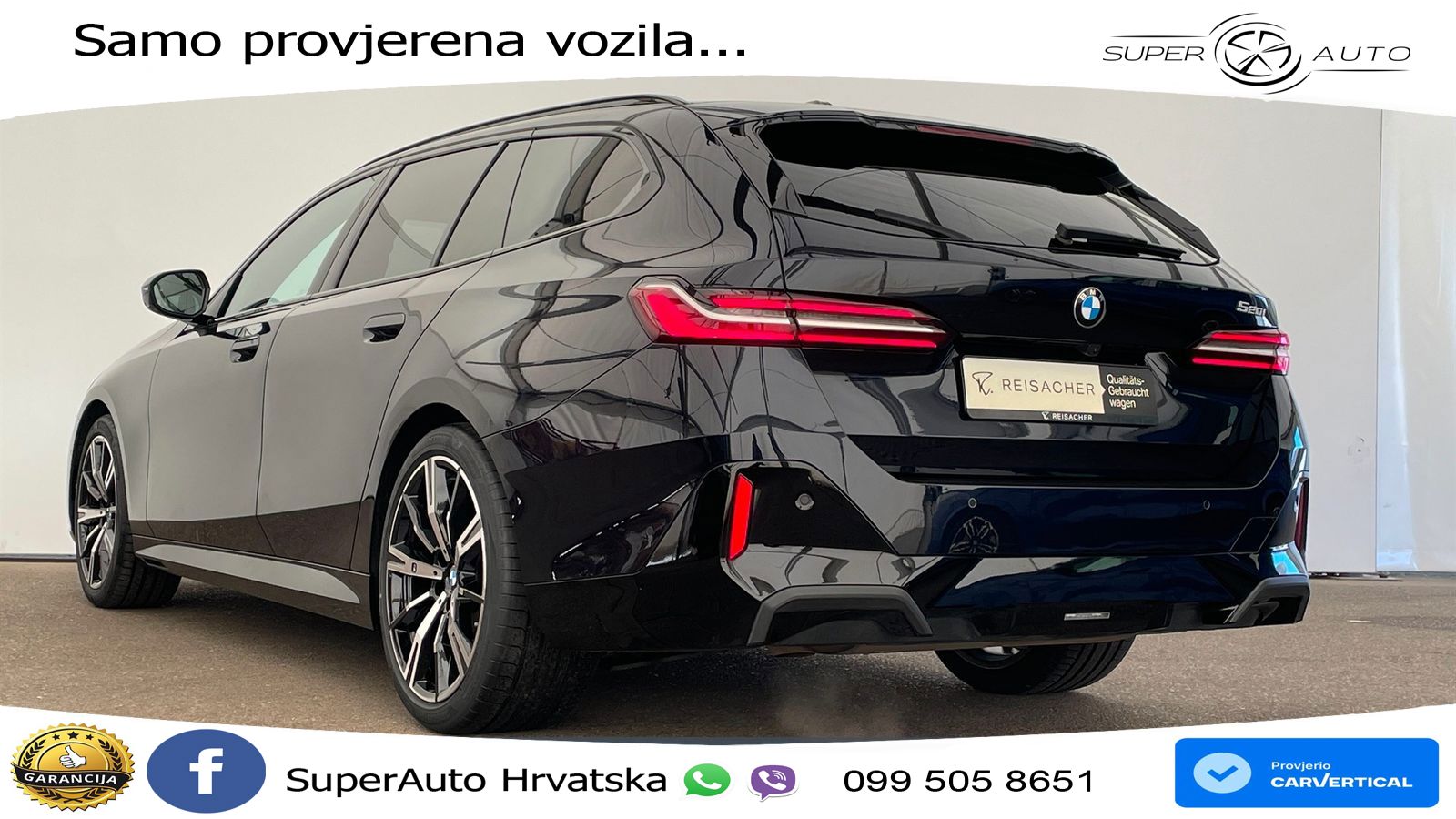 BMW 520i Touring (208 KS) Steptronic M Sport LED+GR SJED+ACC
