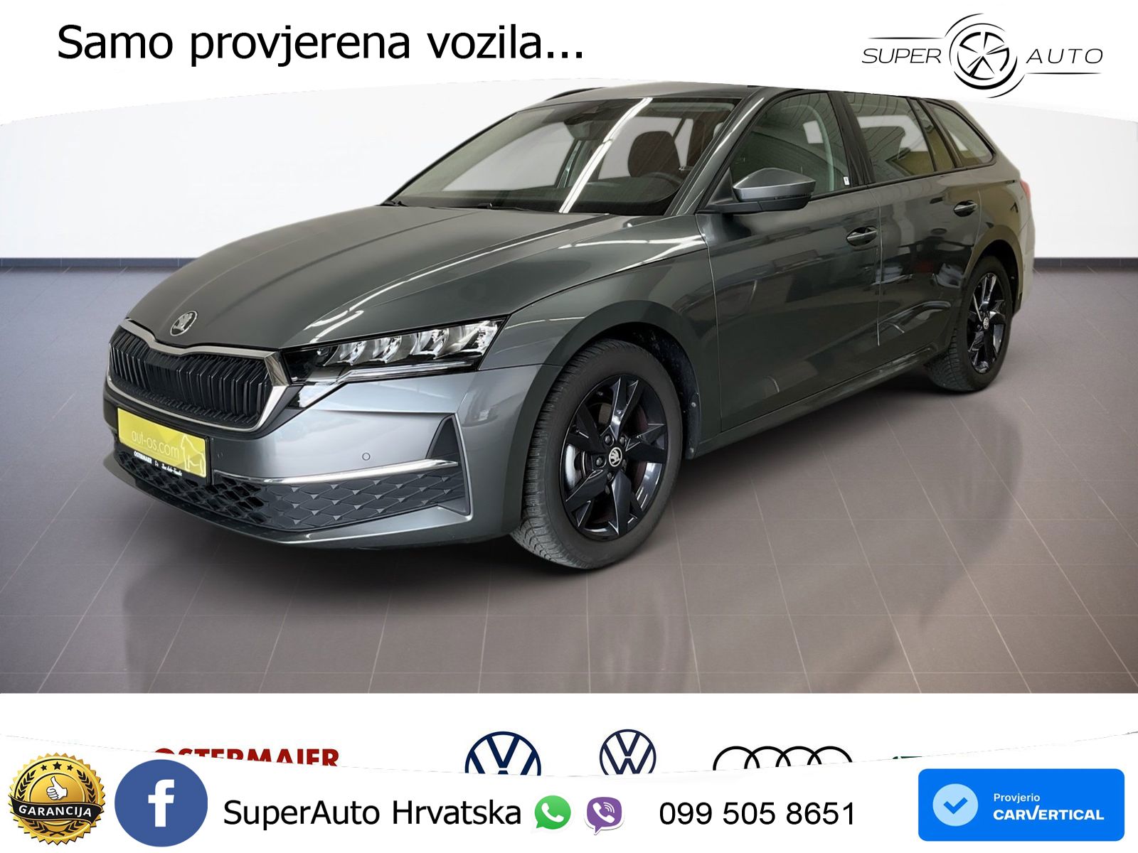 Škoda Octavia Combi 2.0 TDI (150 KS) DSG Selection LED+GR SJED+ACC
