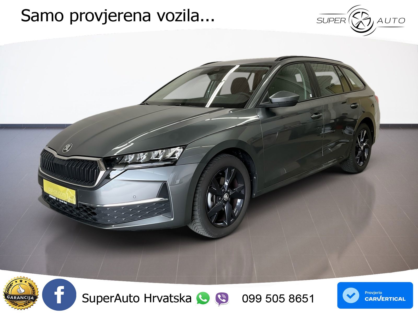 Škoda Octavia Combi 2.0 TDI (150 KS) DSG Selection LED+GR SJED+ACC