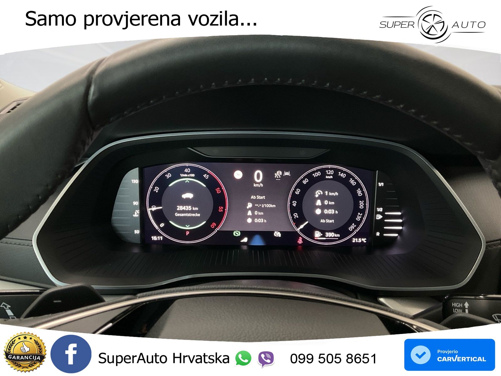 Škoda Octavia Combi 2.0 TDI (150 KS) DSG Selection LED+GR SJED+ACC