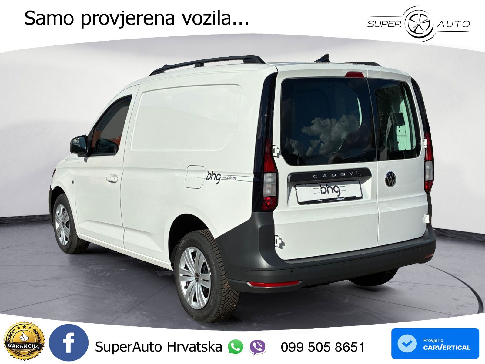 Volkswagen Caddy Cargo 1,5 l  TSI EU6 Frontantrieb 7-Gang-D 116 KS