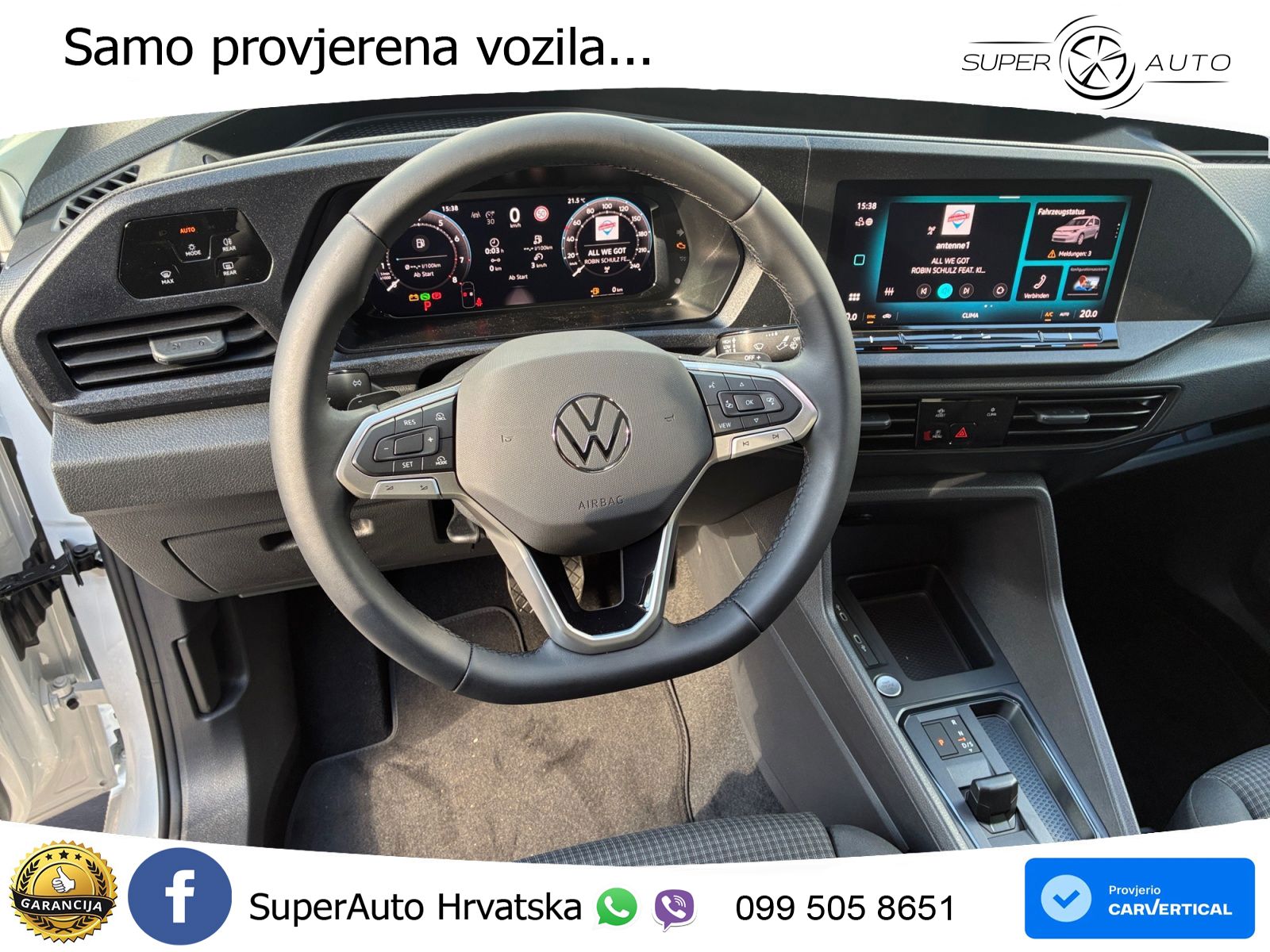 Volkswagen Caddy Cargo 1,5 l  TSI EU6 Frontantrieb 7-Gang-D 116 KS