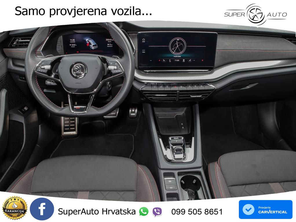 Škoda Octavia Combi RS 2.0 TDI (200 KS) 4x4 DSG LED+GR SJED+ACC