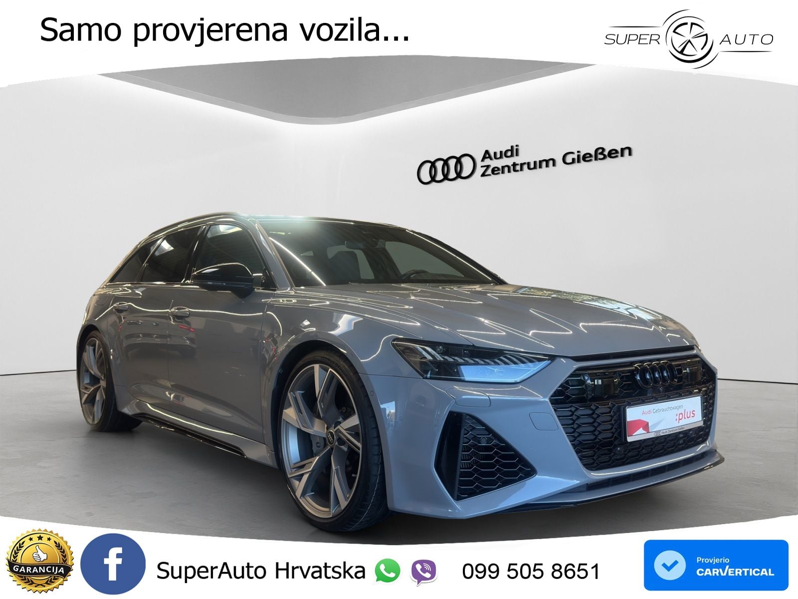 Audi RS6 Avant 4.0 TFSI V8 (600 KS) quattro Tiptronic LED+GR SJED+ACC