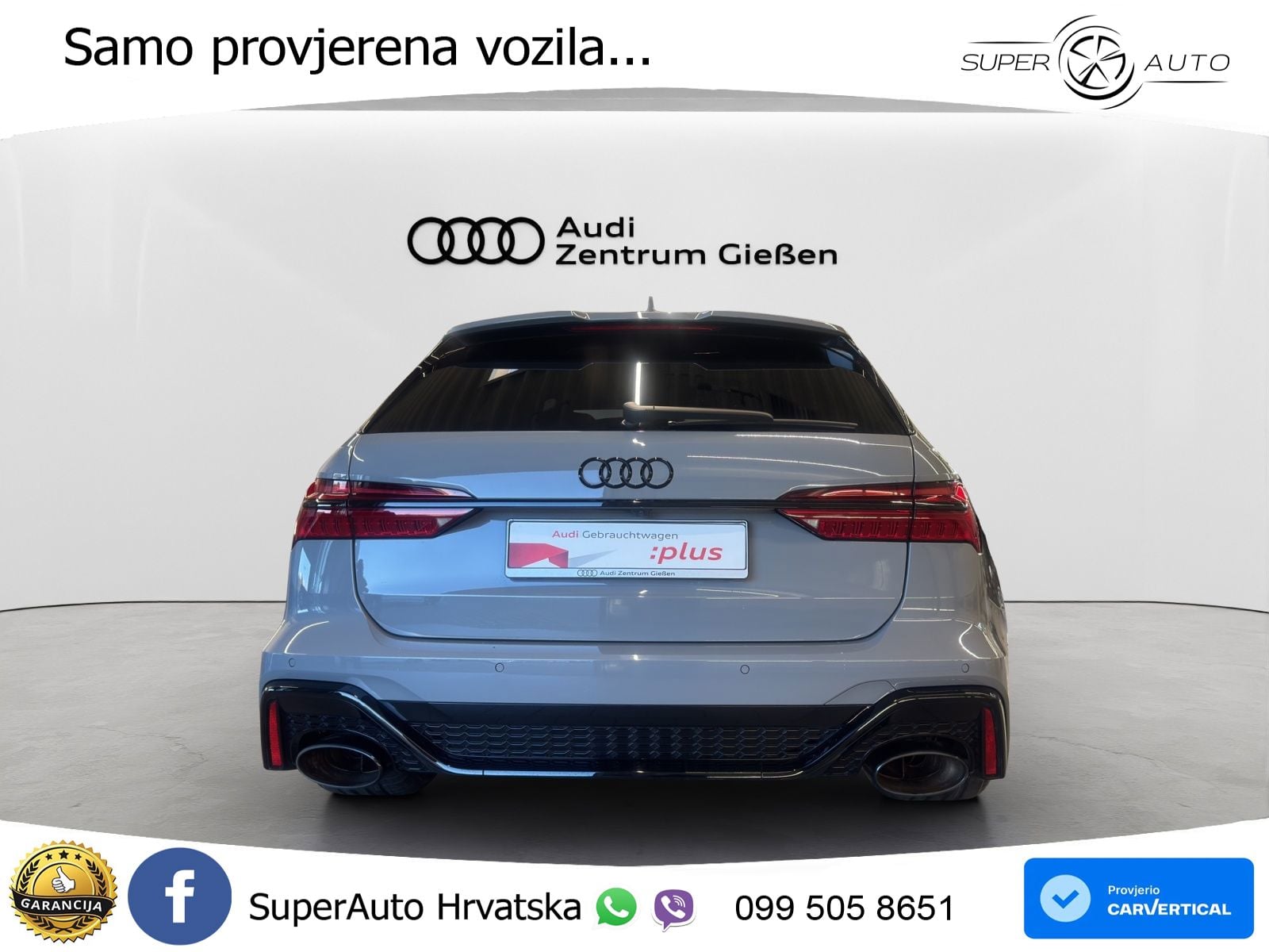 Audi RS6 Avant 4.0 TFSI V8 (600 KS) quattro Tiptronic LED+GR SJED+ACC