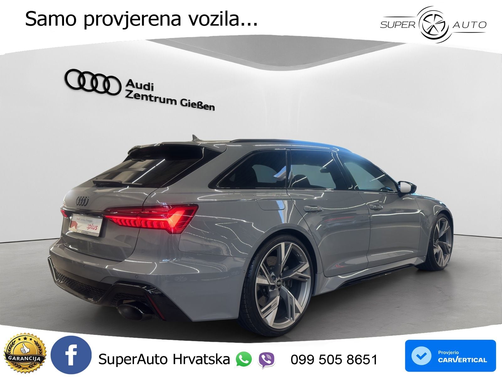 Audi RS6 Avant 4.0 TFSI V8 (600 KS) quattro Tiptronic LED+GR SJED+ACC