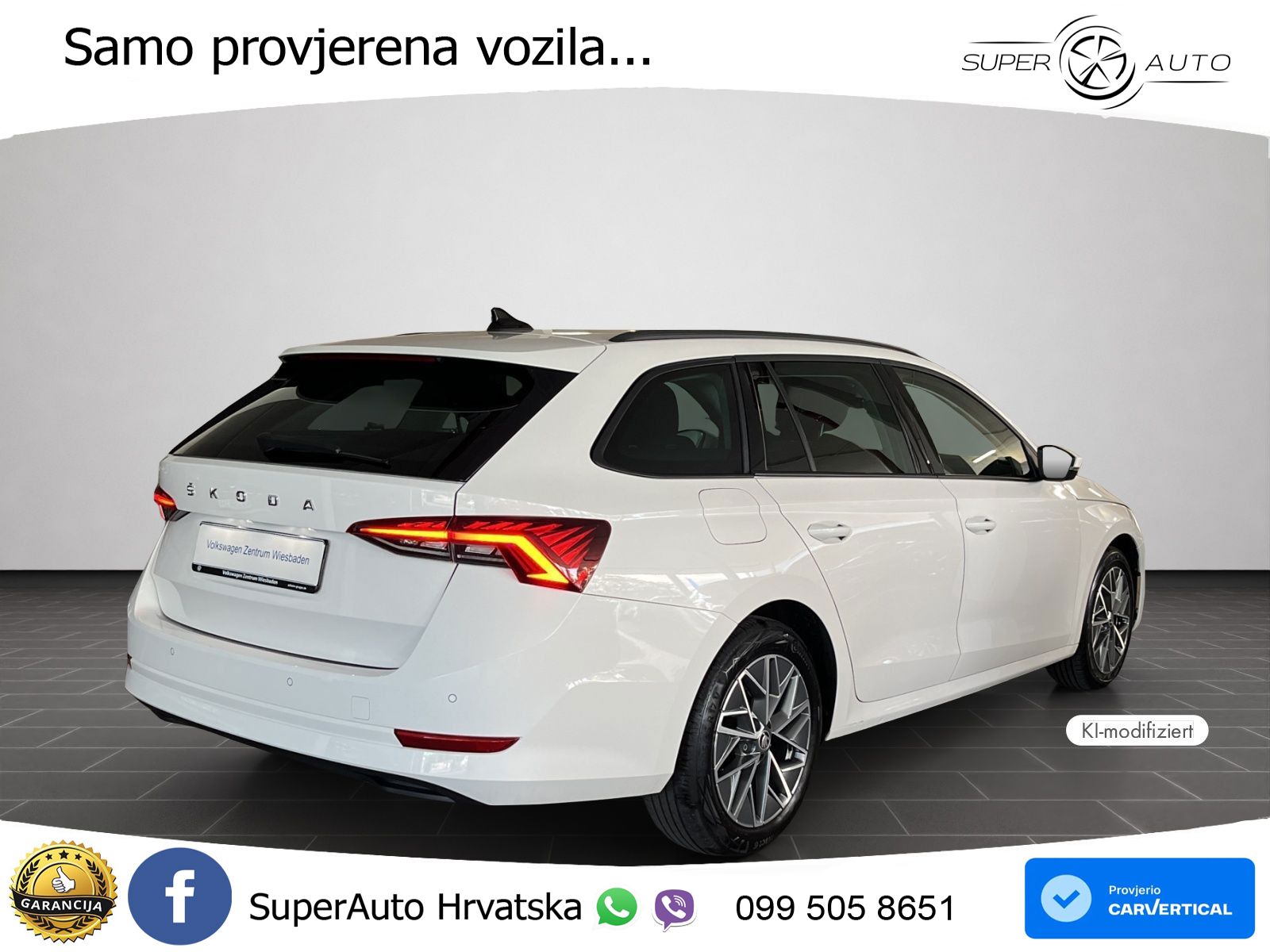 Škoda Octavia Combi 2.0 TDI (150 KS) DSG LED+GR SJED+ACC