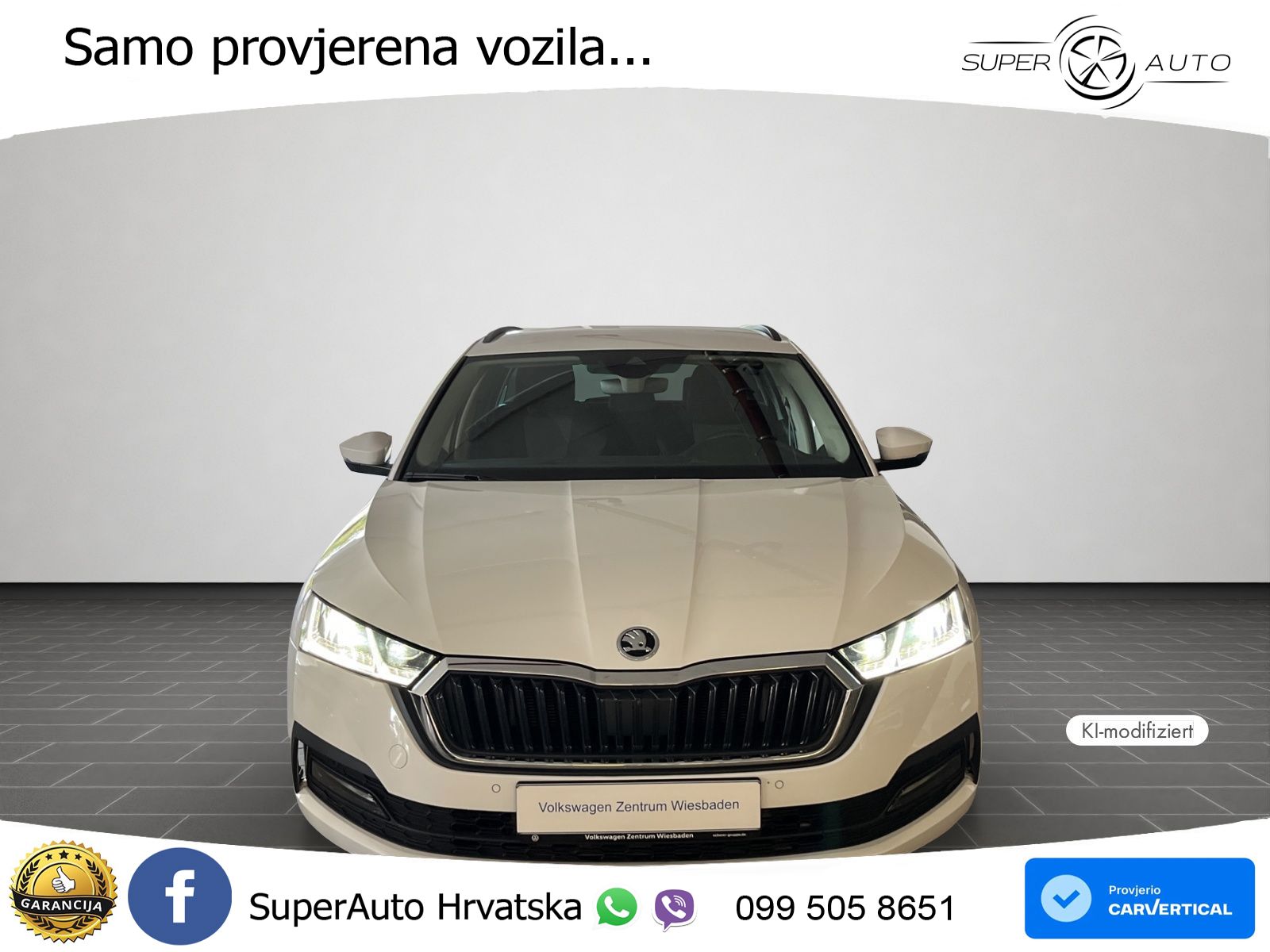 Škoda Octavia Combi 2.0 TDI (150 KS) DSG LED+GR SJED+ACC
