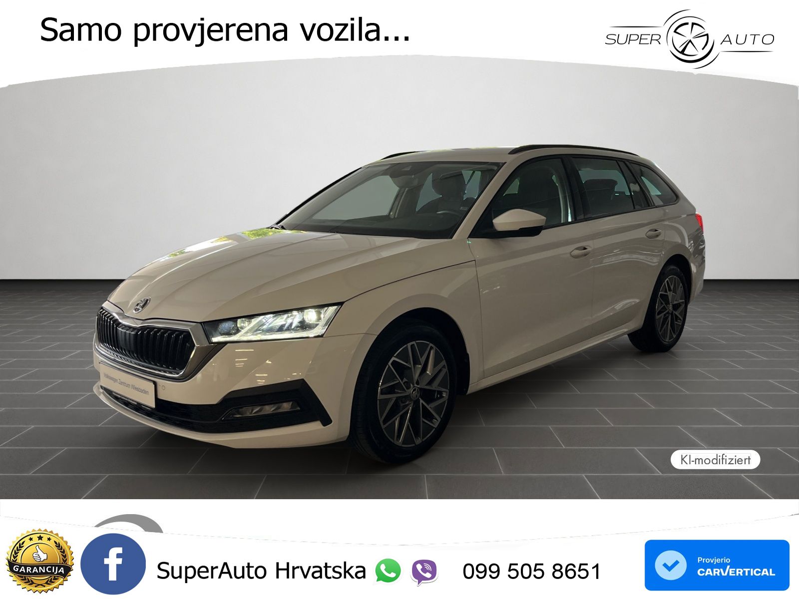 Škoda Octavia Combi 2.0 TDI (150 KS) DSG LED+GR SJED+ACC