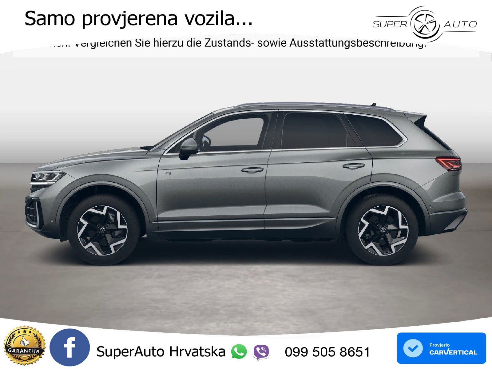 Volkswagen Touareg 3.0 V6 TDI (231 KS) 4MOTION Tiptronic R-Line ZRAČNI+ACC+4xGR SJED+KAM
