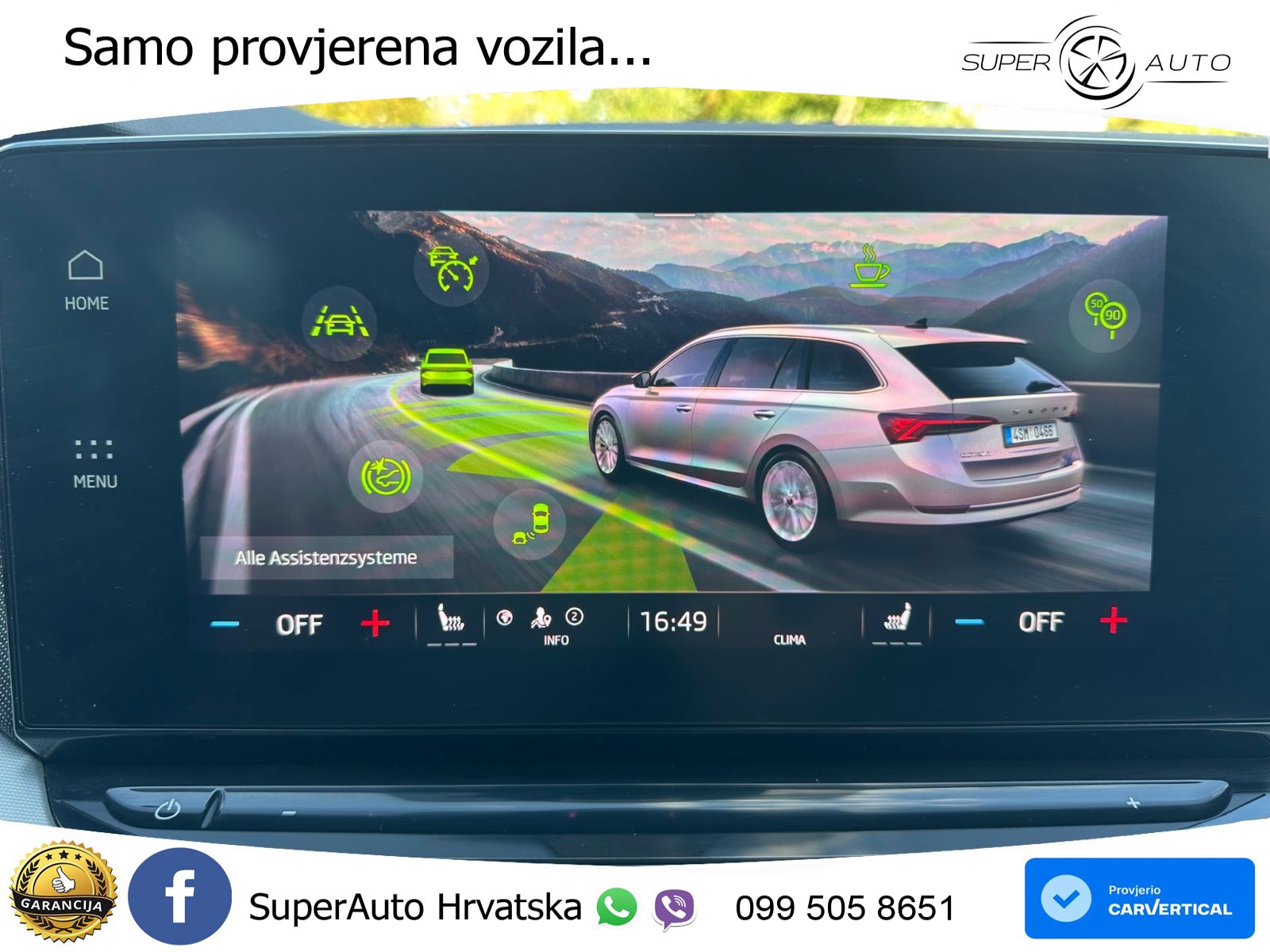Škoda Octavia Combi 2.0 TDI (150 KS) DSG LED+GR SJED+ACC