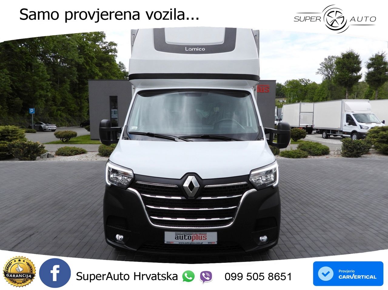 Renault MASTER PRITSCHE PLANE 10 PALETTEN TEMPOMAT LED 165 KS