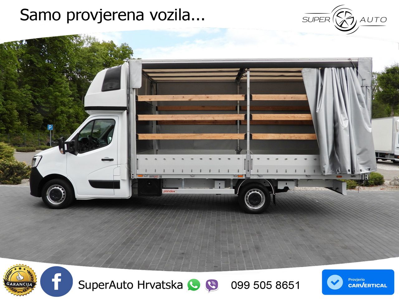 Renault MASTER PRITSCHE PLANE 10 PALETTEN TEMPOMAT LED 165 KS