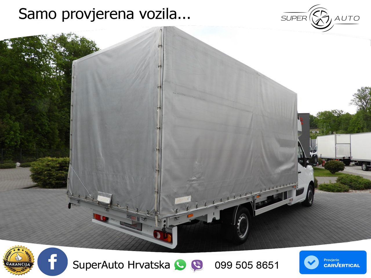 Renault MASTER PRITSCHE PLANE 10 PALETTEN TEMPOMAT LED 165 KS