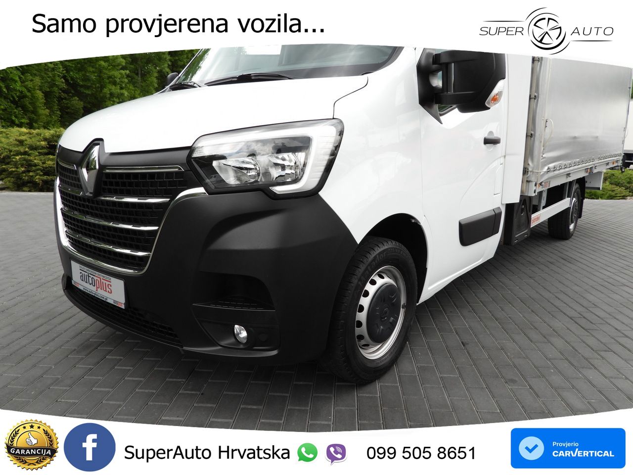 Renault MASTER PRITSCHE PLANE 10 PALETTEN TEMPOMAT LED 165 KS
