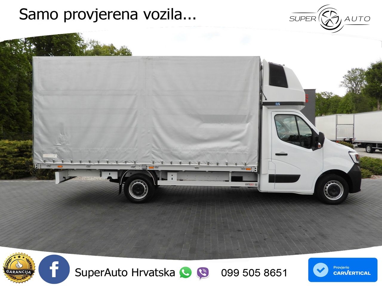 Renault MASTER PRITSCHE PLANE 10 PALETTEN TEMPOMAT LED 165 KS