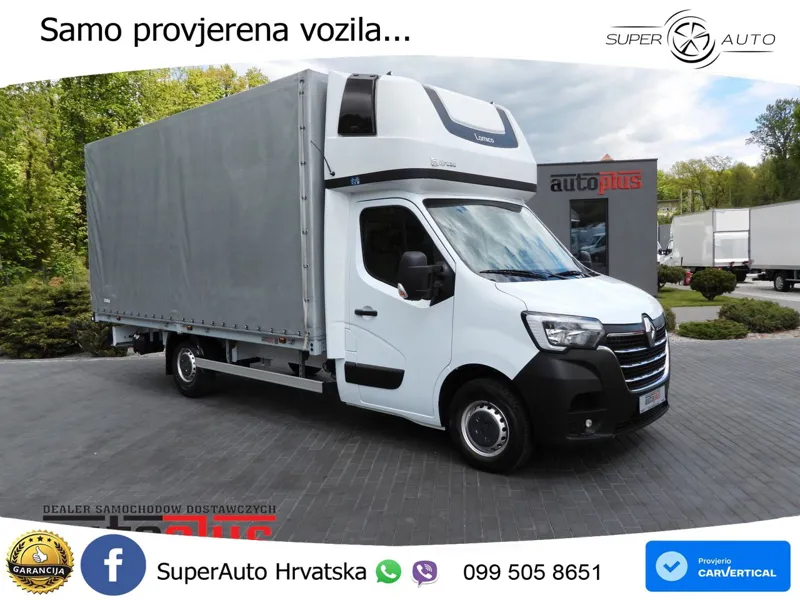 Renault MASTER PRITSCHE PLANE 10 PALETTEN TEMPOMAT LED 165 KS