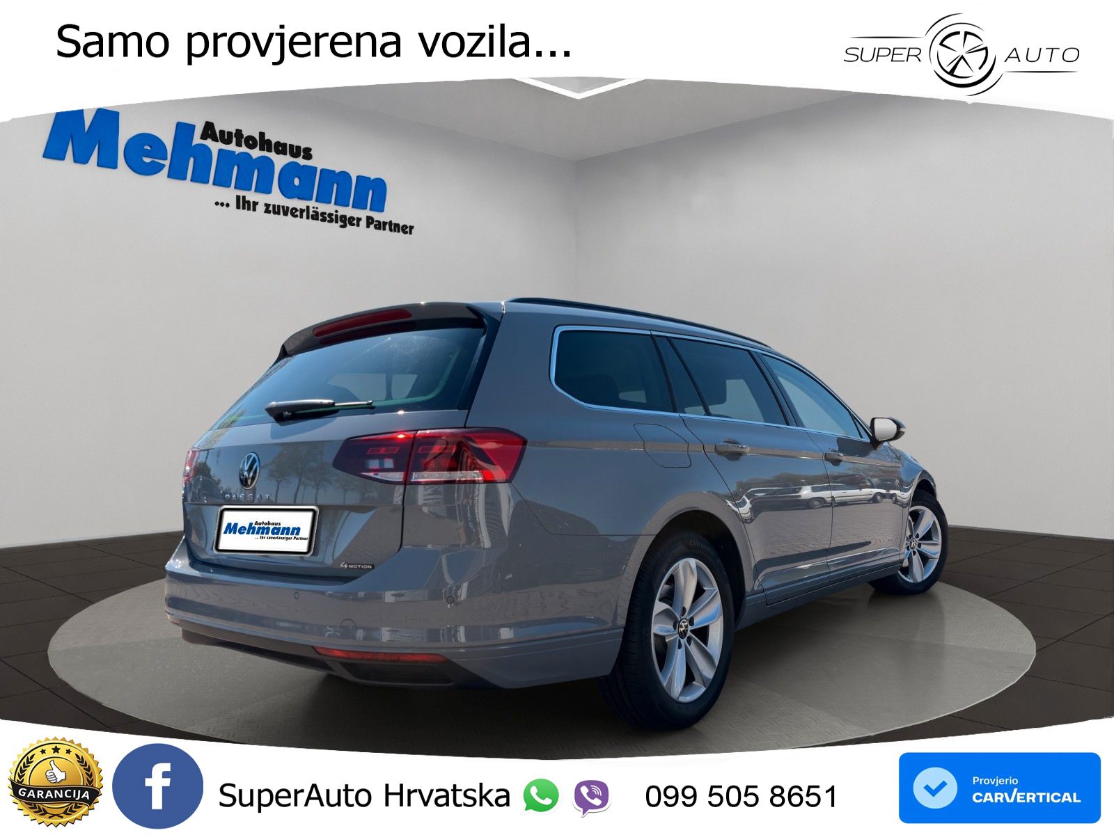Volkswagen Passat Variant 2.0 TDI (200 KS) 4MOTION DSG Business LED+GR SJED+ACC