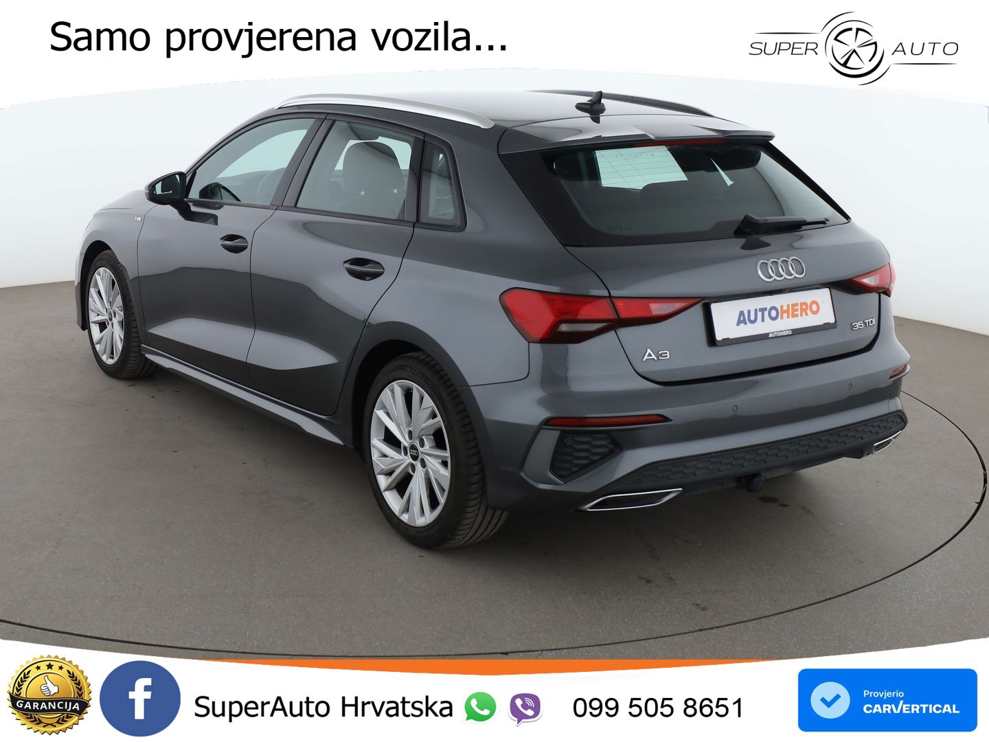 Audi A3 35 TDI (150 KS) S tronic S line LED+GR SJED+ACC