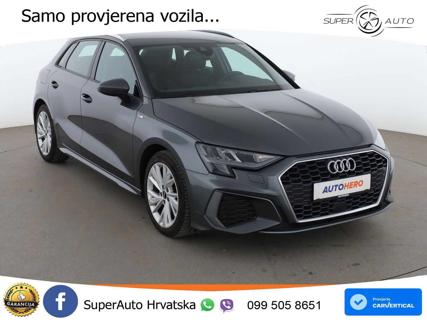 Audi A3 35 TDI (150 KS) S tronic S line LED+GR SJED+ACC