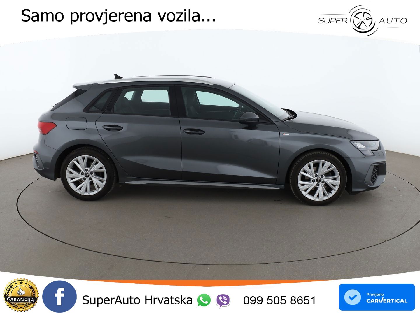 Audi A3 35 TDI (150 KS) S tronic S line LED+GR SJED+ACC