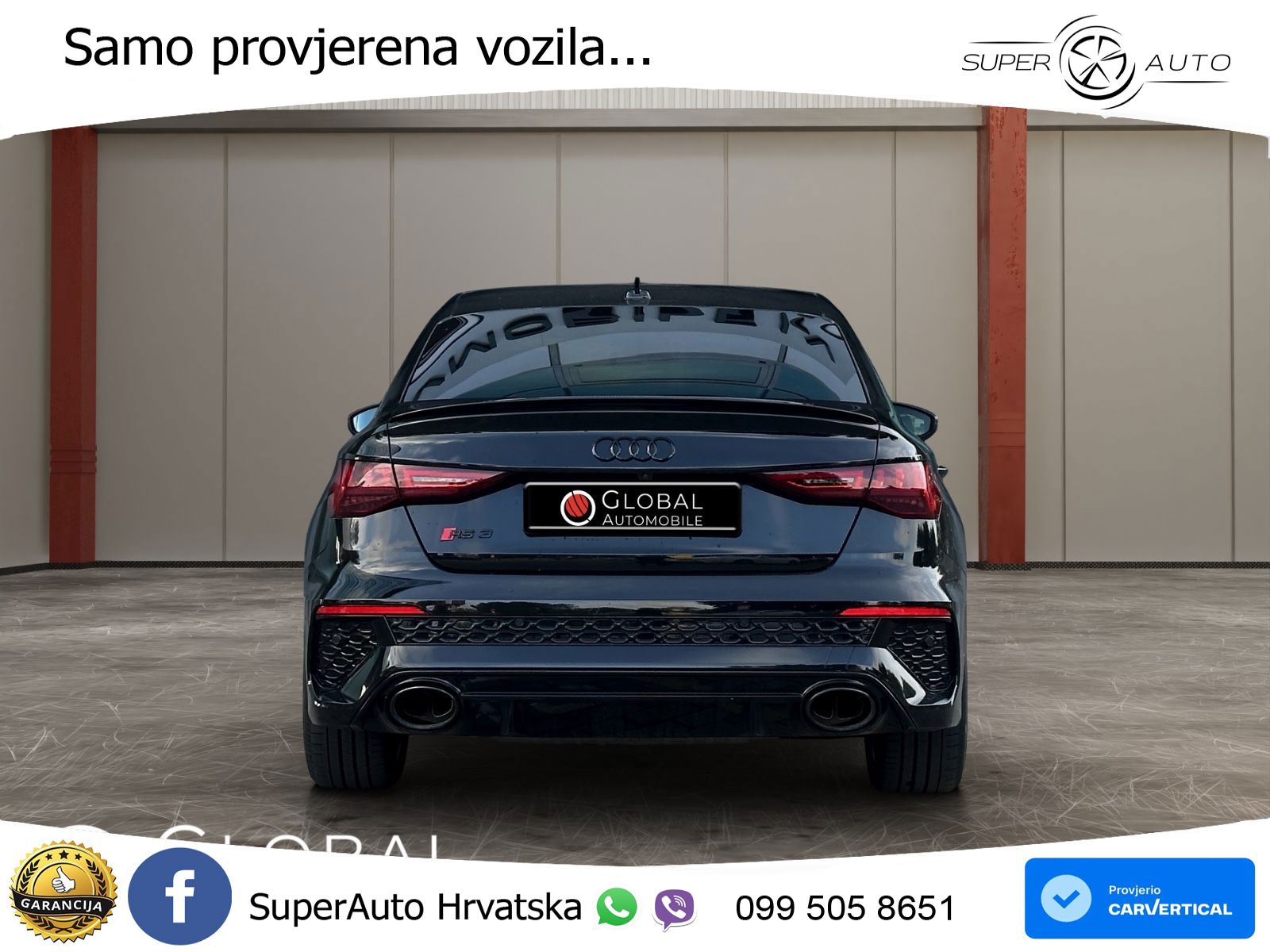 Audi RS3 Sedan 2.5 TFSI (400 KS) quattro S tronic LED+GR SJED+ACC