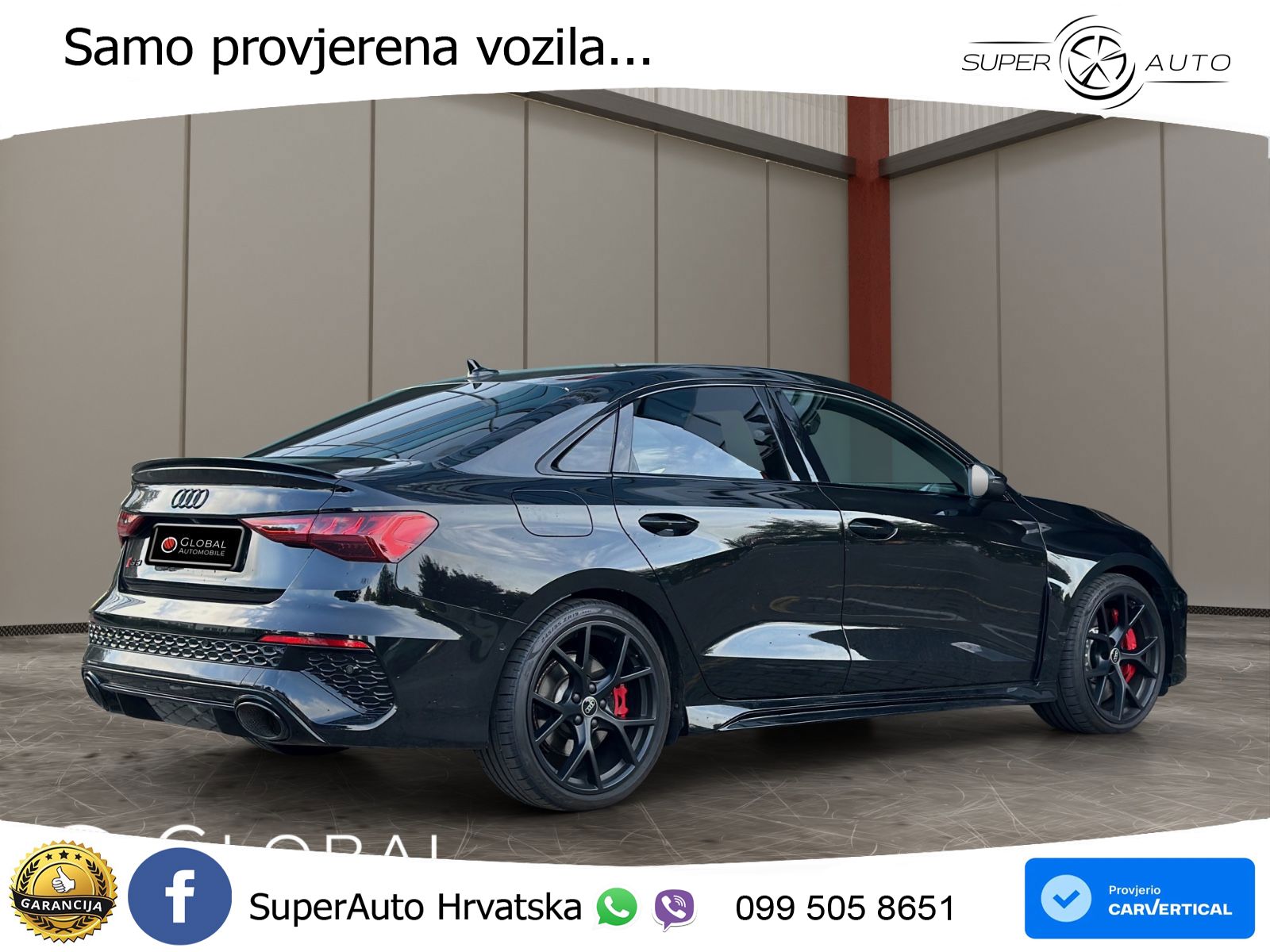 Audi RS3 Sedan 2.5 TFSI (400 KS) quattro S tronic LED+GR SJED+ACC