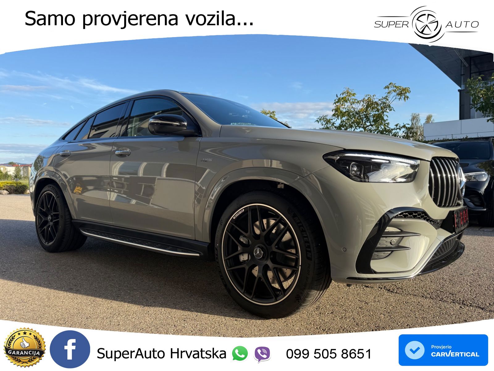 Mercedes AMG GLE Coupe 53 (435 KS) EQ Boost 4MATIC+ AMG SPEEDSHIFT TCT 9G ACC+HEAD+4xGR SJED+360+PANO