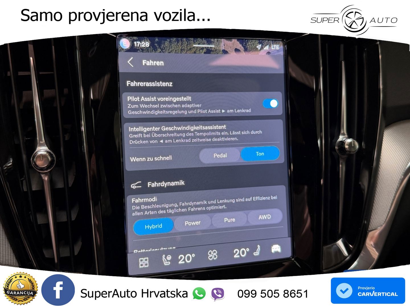 Volvo V60 2.0 T8 AWD Geartronic LED+GR SJED+ACC