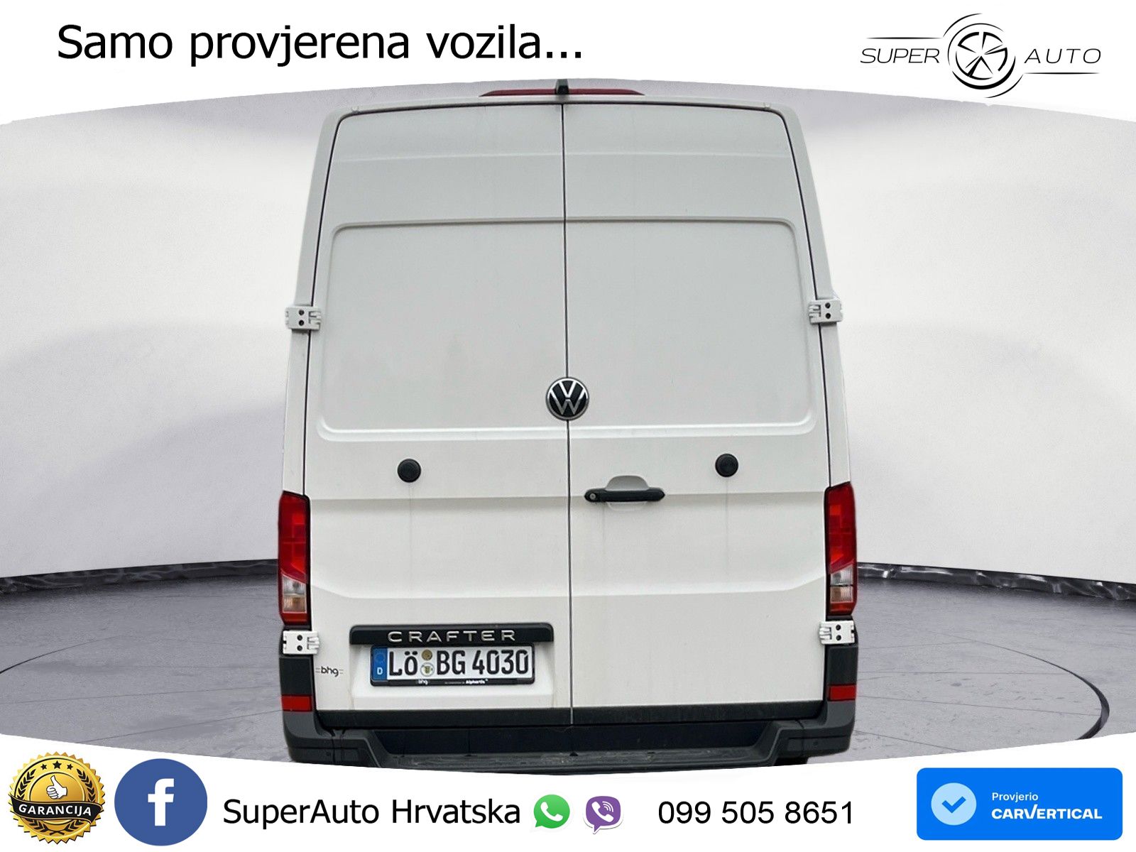 Volkswagen Crafter 35 Kasten HD 2,0 l Fronta 140 KS