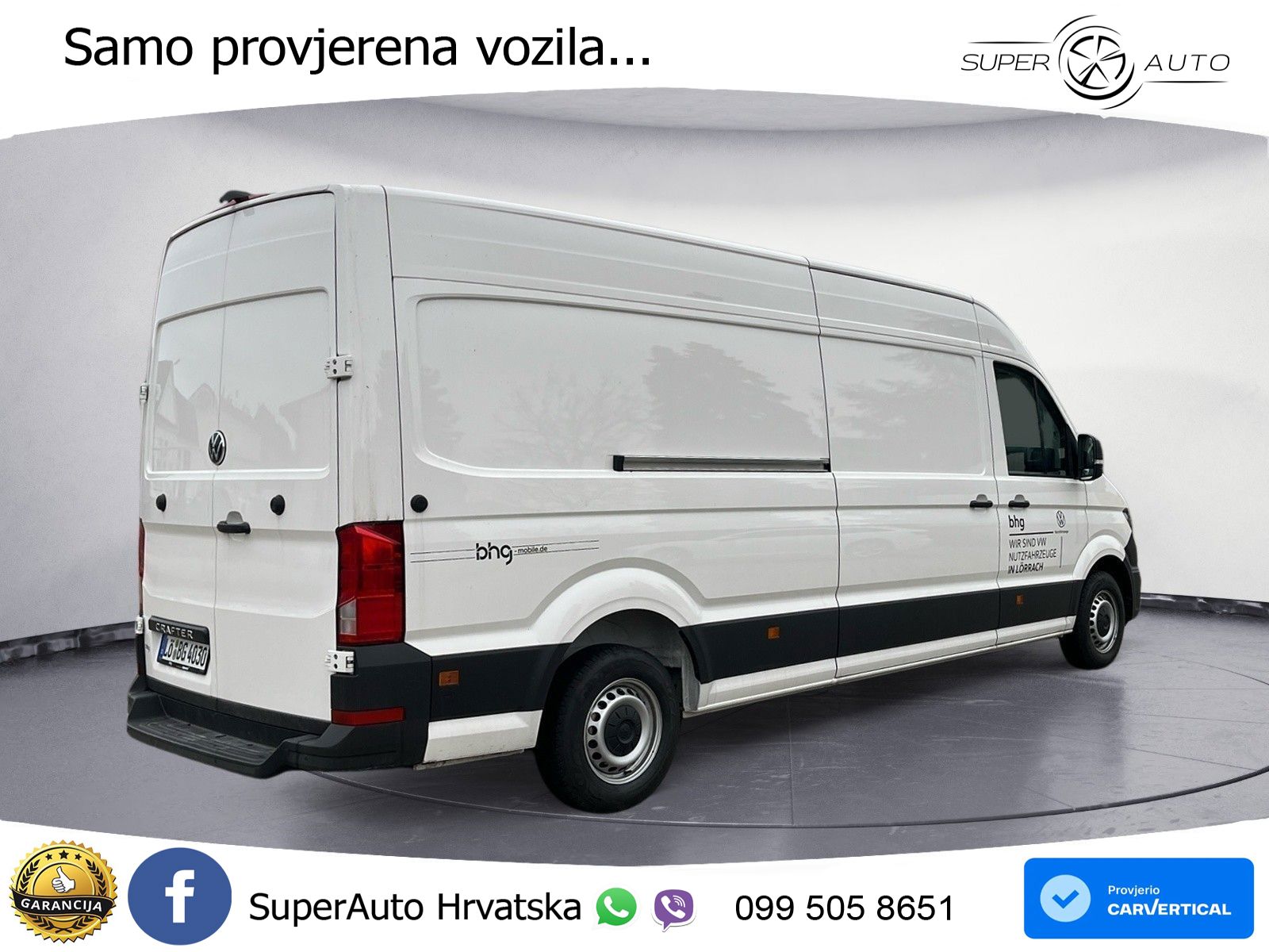 Volkswagen Crafter 35 Kasten HD 2,0 l Fronta 140 KS
