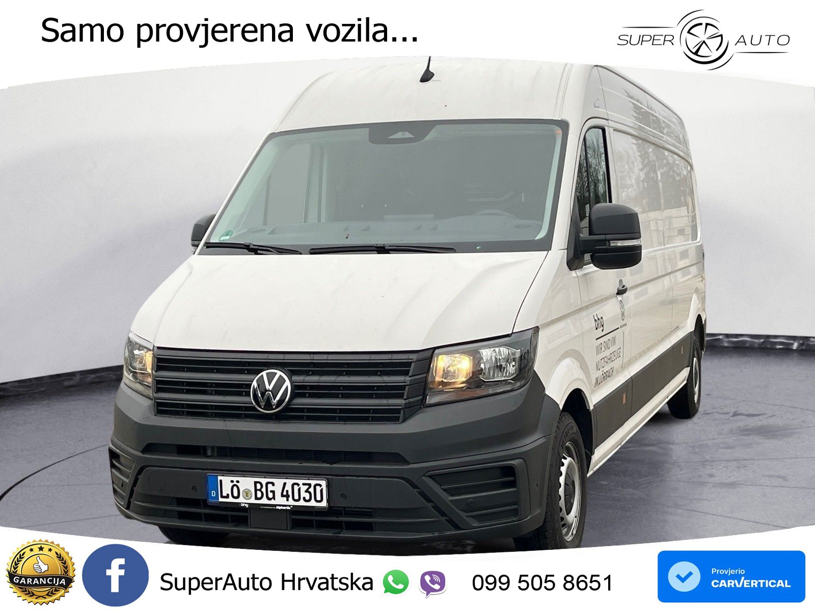 Volkswagen Crafter 35 Kasten HD 2,0 l Fronta 140 KS
