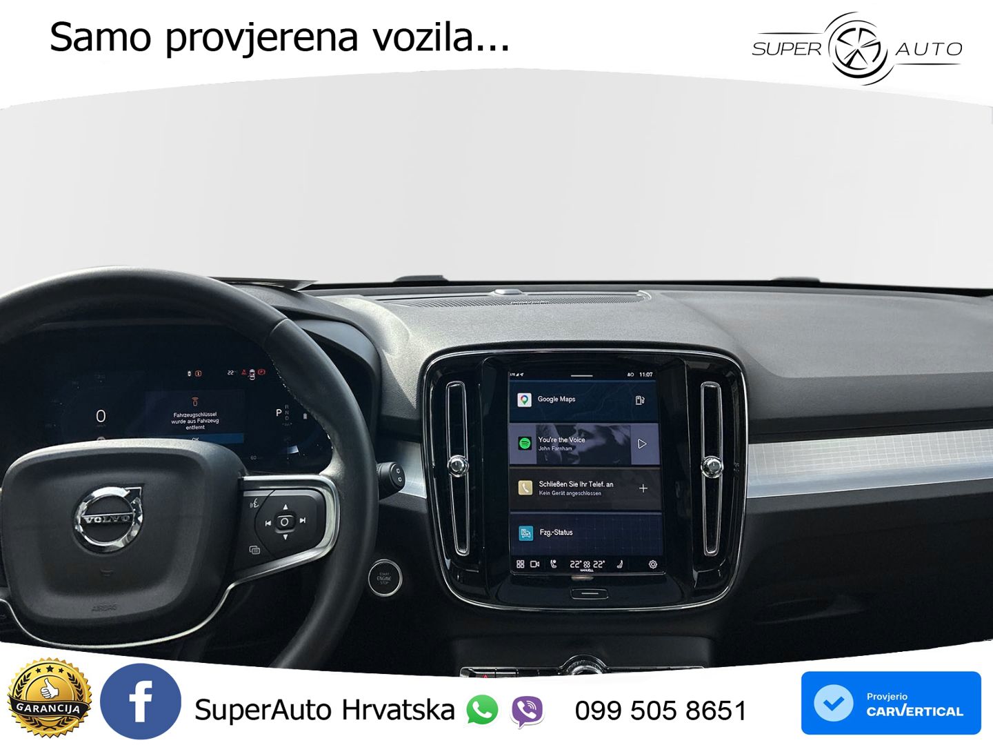 Volvo XC40 2.0 B3 163 KS Automatic ACC+GR SJED+360+PANO