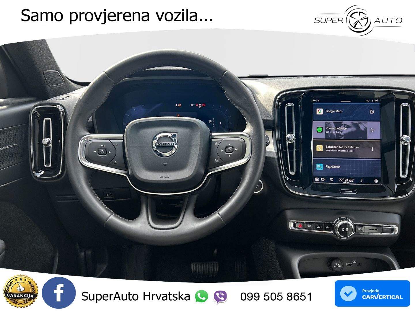 Volvo XC40 2.0 B3 163 KS Automatic ACC+GR SJED+360+PANO