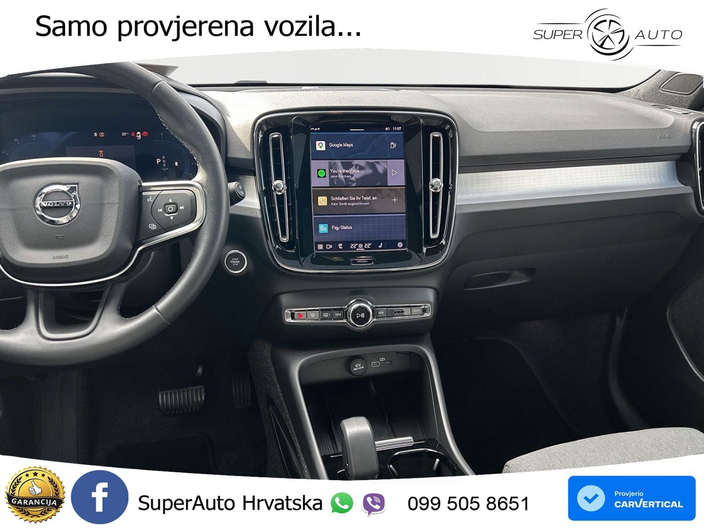 Volvo XC40 2.0 B3 163 KS Automatic ACC+GR SJED+360+PANO