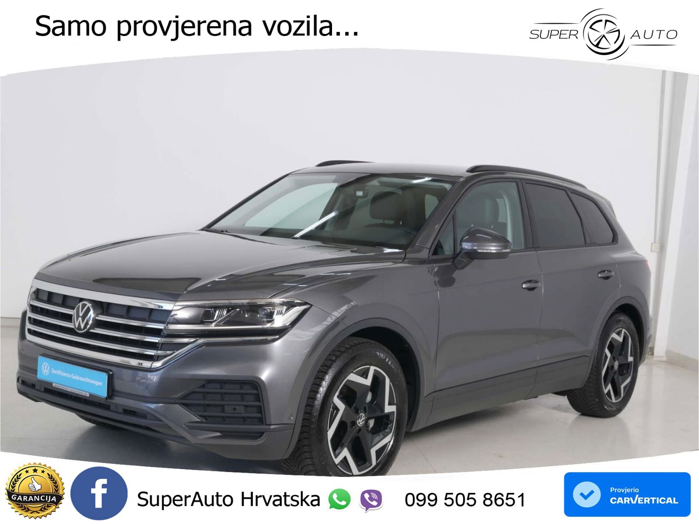 Volkswagen Touareg 3.0 V6 TDI (231 KS) 4MOTION Tiptronic ZRAČNI+ACC+GR SJED+KAM