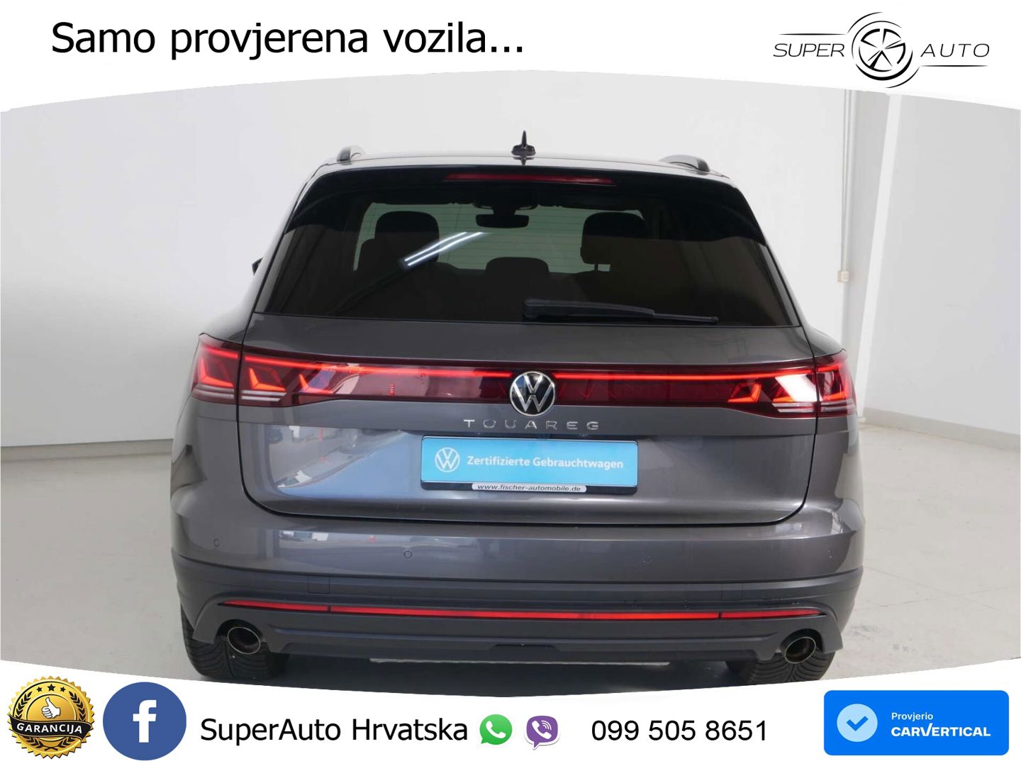 Volkswagen Touareg 3.0 V6 TDI (231 KS) 4MOTION Tiptronic ZRAČNI+ACC+GR SJED+KAM