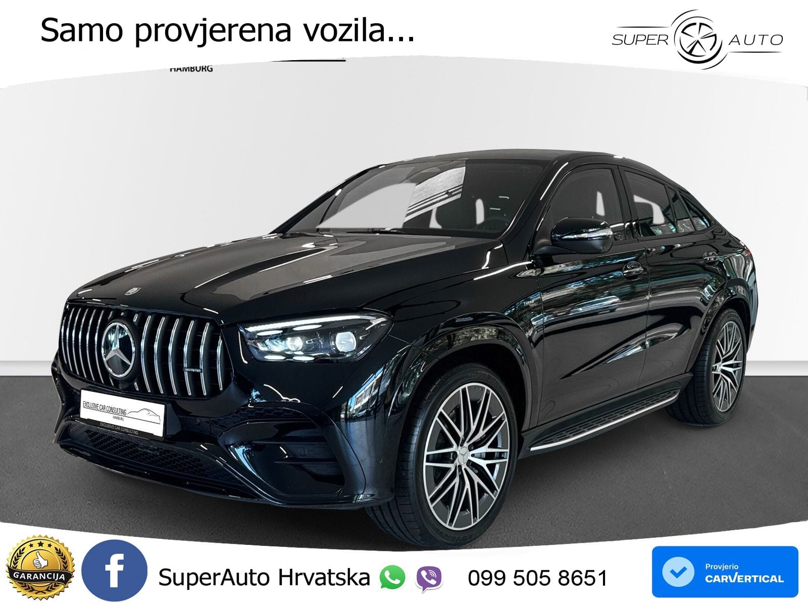 Mercedes AMG GLE Coupe 53 (435 KS) EQ Boost 4MATIC+ AMG SPEEDSHIFT TCT 9G ACC+HEAD+GR SJED+360+PANO