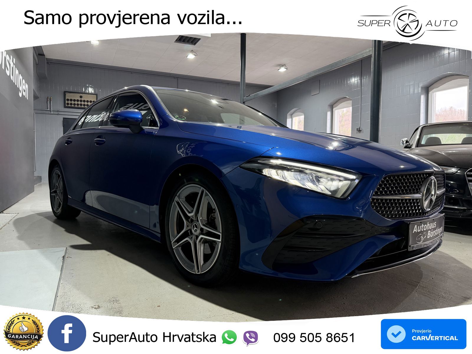 Mercedes-Benz A 200d 8G-DCT AMG LED+GR SJED+ACC