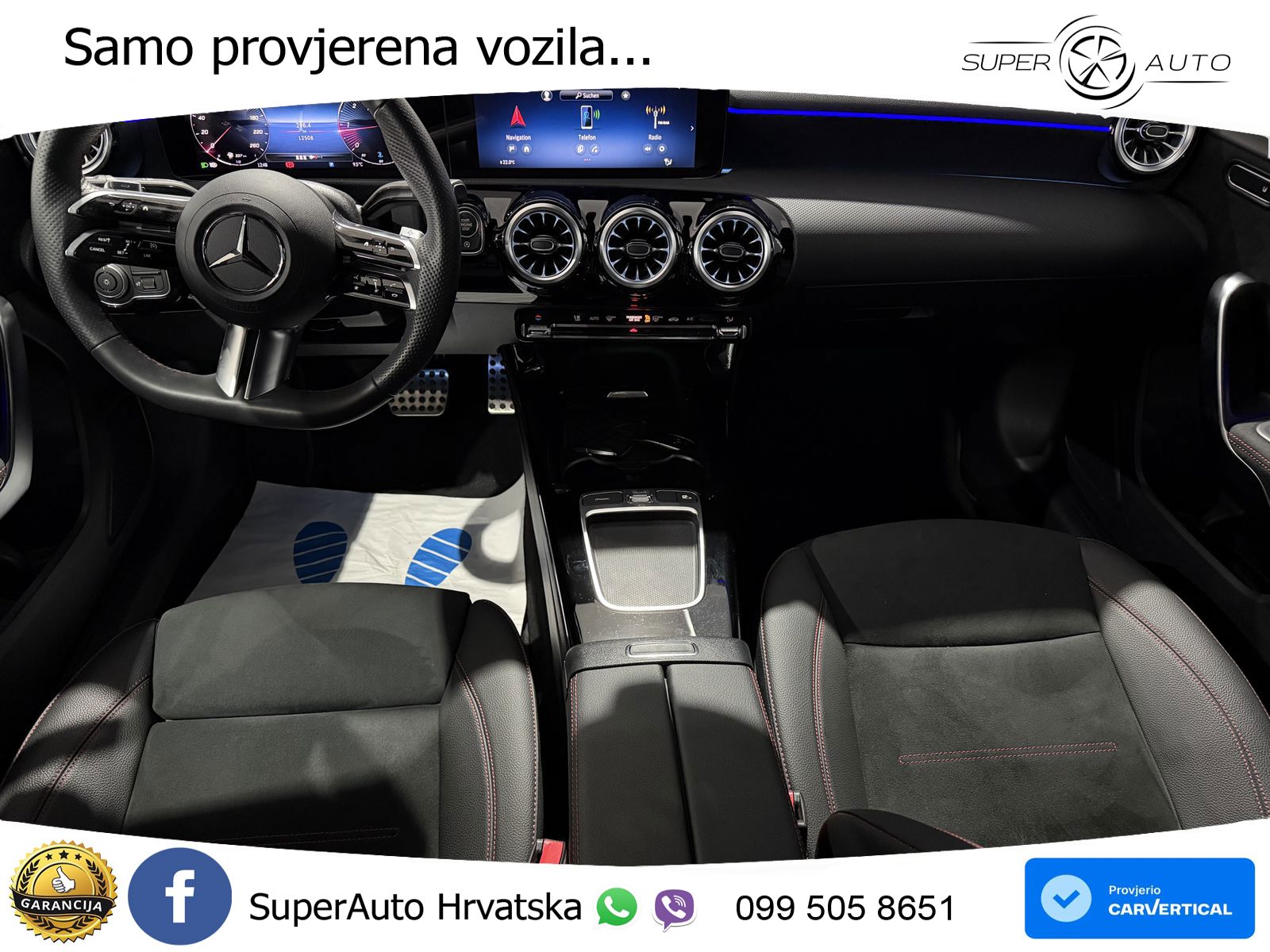 Mercedes-Benz A 200d 8G-DCT AMG LED+GR SJED+ACC