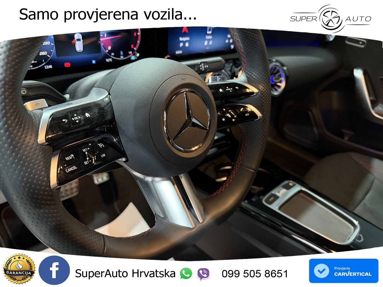 Mercedes-Benz A 200d 8G-DCT AMG LED+GR SJED+ACC