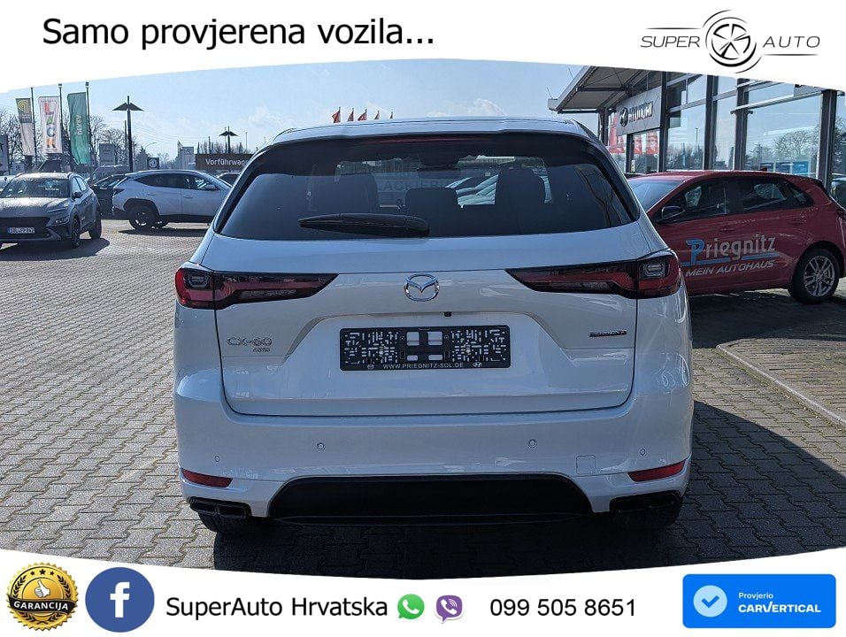 Mazda CX-60 3.3 e-Skyactiv D (254 KS) AWD Automatic LED+ACC