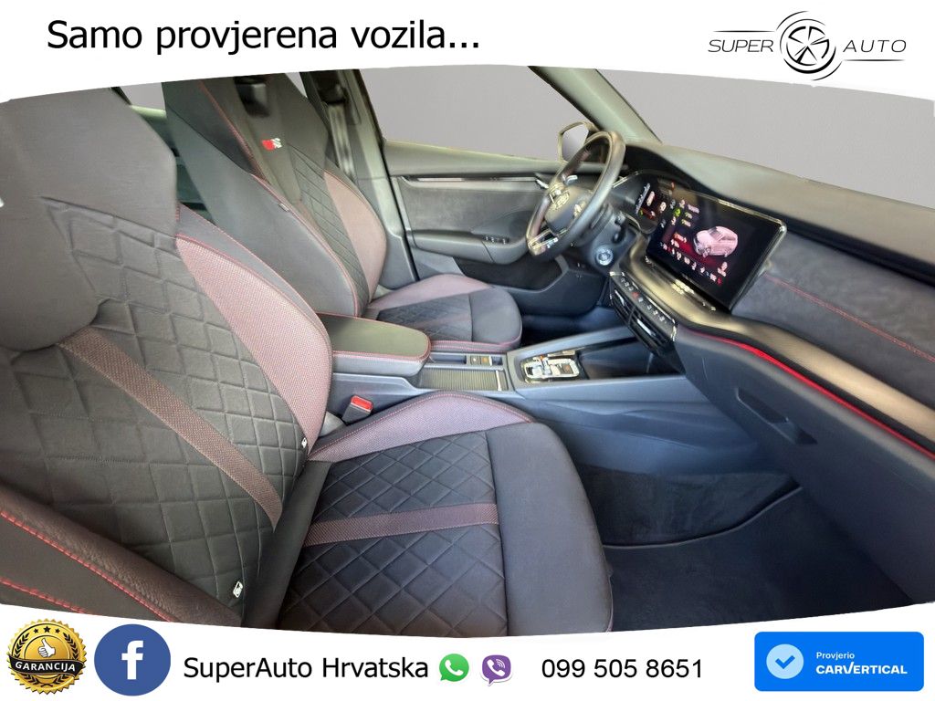 Škoda Octavia Combi RS 2.0 TDI (200 KS) DSG MATRIX+GR SJED+KAM
