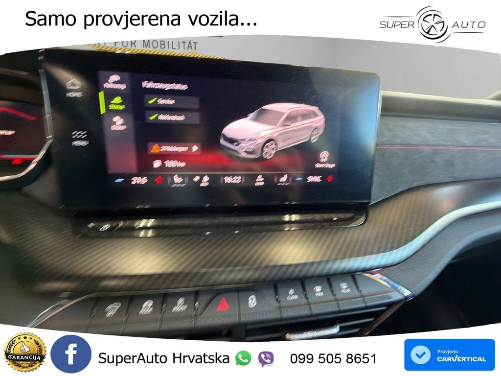 Škoda Octavia Combi RS 2.0 TDI (200 KS) DSG MATRIX+GR SJED+KAM