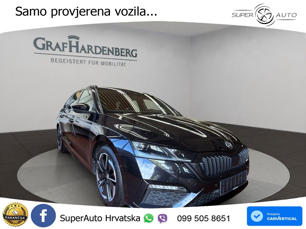 Škoda Octavia Combi RS 2.0 TDI (200 KS) DSG MATRIX+GR SJED+KAM
