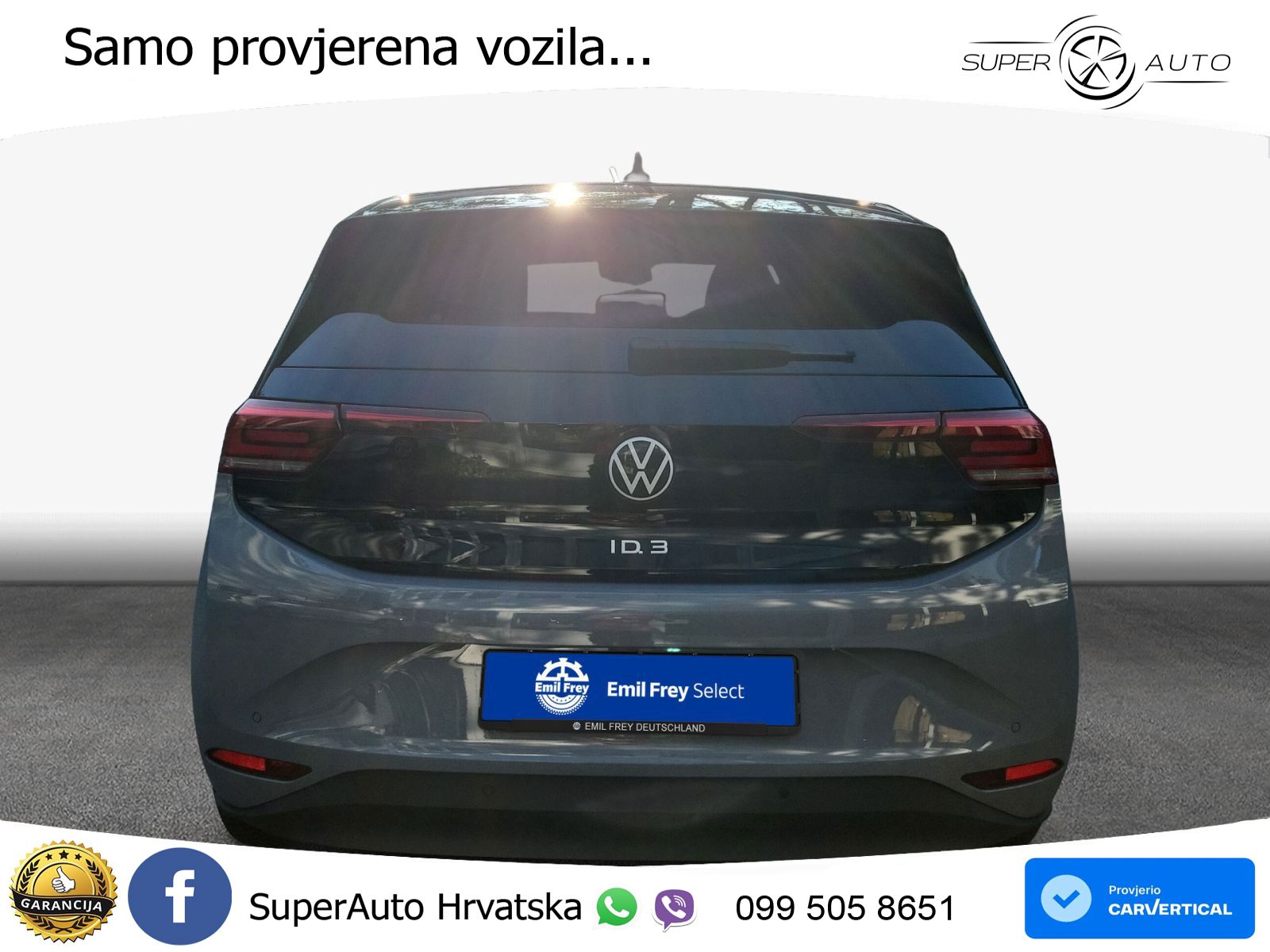 Volkswagen ID.3 Pro 62 kWh (204 KS) LED+GR SJED+ACC